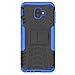 PUSHIMEI Galaxy J4 Plus Case,Galaxy J6 Plus Case, with Kickstand Hard PC Back Cover Soft TPU Dual Layer Protection Phone Case Cover for Samsung Galaxy J4 Prime/J4 Core/J6 Prime(Blue Kickstand case)