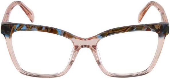 Brille mit Sehstärke für Damen Quadratisch Shiny Transp.peach VTOB92V