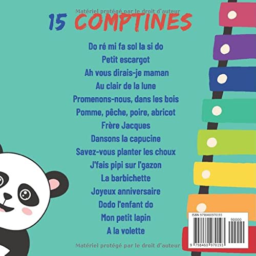 Amazon Com 15 Partitions De Comptines Pour Enfants Volume 1 Pour Piano Ou Xylophone Des 3 Ans Partitions Avec Code Couleur Et Nom Des Notes Partitions De C Bleu