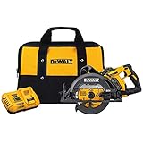 DEWALT DCS577X1  FLEXVOLT 60V MAX 7-1/4' Worm Style Saw Kit, 9.0Ah Battery