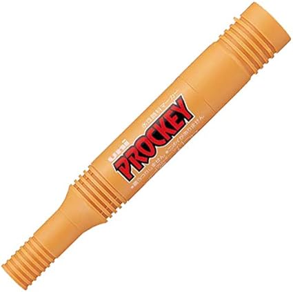 Amazon Co Jp ユニ プロッキー 細字丸芯 太字角芯 1 2 1 8mm 6 0mm 黄土色 Pm 150tr パソコン 周辺機器