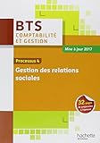 Gestion des relations sociales BTS Comptabilité et gestion by