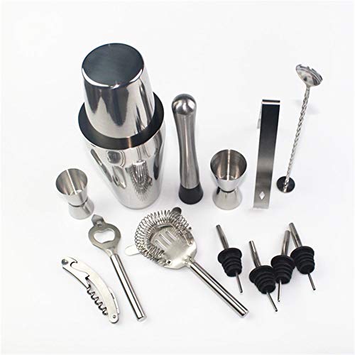 H-ei Boston Cocktail Shaker Set, Cocktail Shaker 750ml, 13-teilig Edelstahl Startseite Bartending Kit for Drink Mischen… – Bild 3