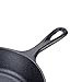 Lodge 9 Inch Cast Iron Pre-Seasoned Skillet – Signature Teardrop Handle - Use in the Oven, on the Stove, on the Grill, or Over a Campfire, Black