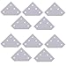 Mergorun，3D Printer 90 Degree 60 x 60 x 4MM L type with 5 Hole Joining Plates for CNC 2020 V-slot Aluminum profiles Pack of 10