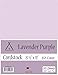 Clear Path Paper Lavender Purple Cardstock - 8.5 x 11 inch - 65Lb Cover - 50 Sheets