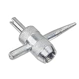 4-way Tire Valve Stem Core Tool - 4 Pack