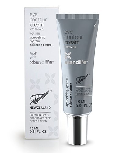 Xtend-Life Eye Contour Cream for Men. Anti Aging Moisturizer Cream for Dark Circles and Wrinkles (15ml / 0.5oz)