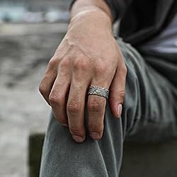 Men's Vintage Eye of Ring 925 sterling silver