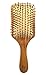 Large Square Bamboo Paddle Brush by Better Beauty Products, Massage Pins Brush, Detangling Brush, Professional Salon Brush, 100% Natural Bamboo Base with 100% Natural Bamboo Scalp Massaging Bristles