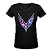 Doppelwalker Maverick Logo T Shirt,Logan Paul Logang YouTube womens V Neck T-Shirts Black M