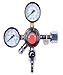 MOD Complete MDC99008 CO2 Beer Regulator Dual Gauge Draft Beer Dispensing Kegerator Heavy Duty 0 - 60 PSI - 0 to 3000 Tank Pressure CGA-320 Inlet Connection 3/8