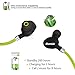Wireless Earbuds, Bluenin Bluetooth Headphones Runner Headset Sports Earphones with Mic and Sweatproof for iPhone 7 6s 6 for Running, Gym, Exercise and Workout (818 Green)