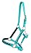 PRORIDER Nylon Horse Halter Lead Rope Noseband Tack Teal Average Size 606122thumb 1