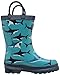 Hatley Boys' White Sharks Rainboots
