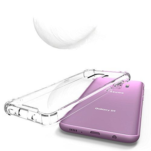 Galaxy S9 Case, AquaFlex transparent Clear Hybrid Bumper Case Cover Samsung Galaxy S9 (Parasailing)