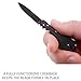 SOG Key Knife Folding Knife - Key Knife Hidden Knife Keychain, Foldable Pocket Knife Self Defense Tool w/ Small Knife Key Mini Blade (KEY-101)