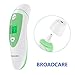BROADCARE Ear and Forehead Dual Mode Thermometer Infrared Baby Thermometer with Fever Alarm for Kids and Adults - FDA Approved
