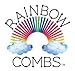 (2 Pack) Rainbow Combs- Stainless Steel  Style Fine Tooth Lice Comb, Effective Treatment to Remove Head Lice and Nits in Kids or Adults (peine para piojos y liendres)