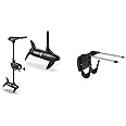 Newport NV-Series 55lb Thrust Saltwater Transom Mounted Trolling Electric Trolling Motor w/LED Battery Indicator & 30" Shaft & Intex 68624EP Motor Mount Kit for inflatable Boats