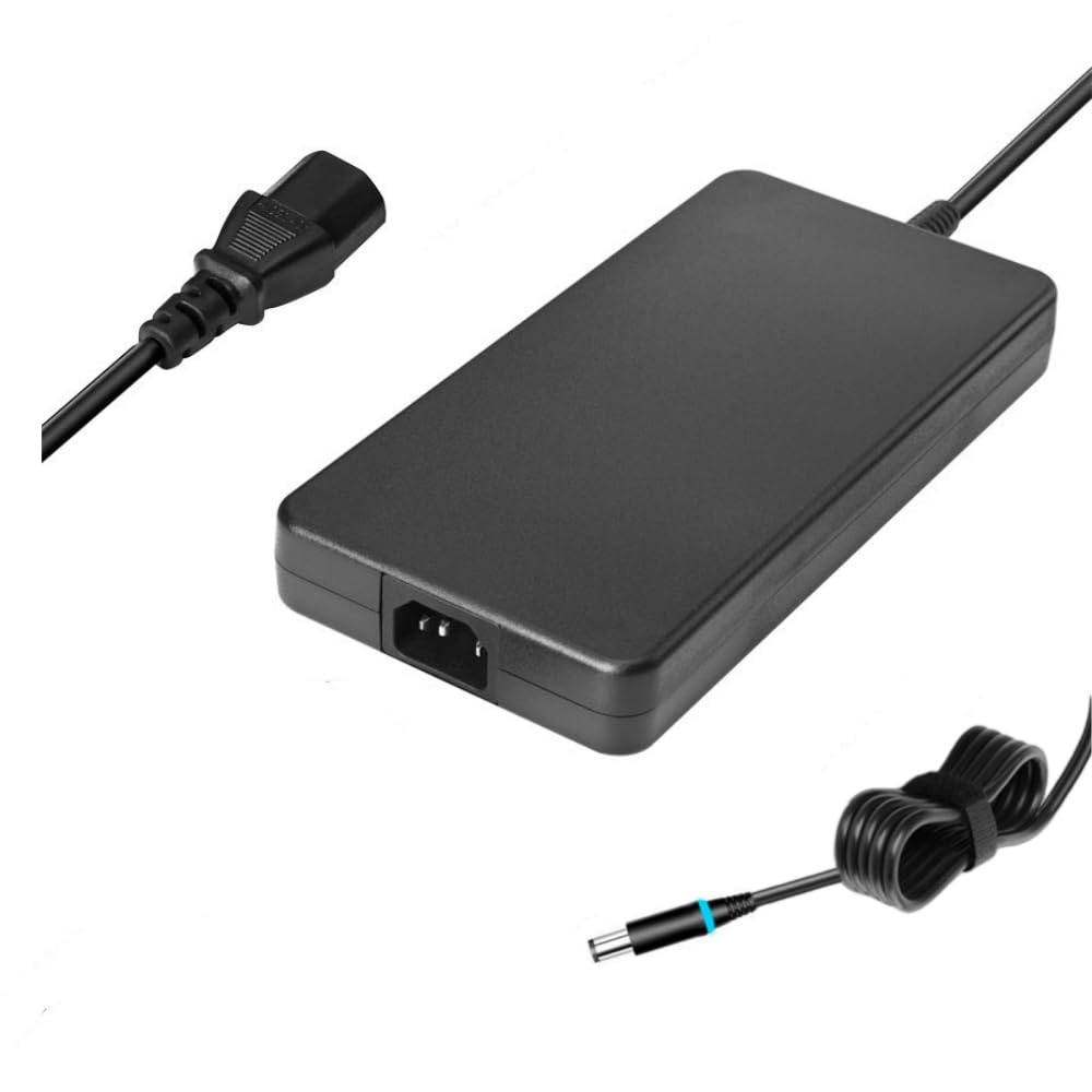 Photo 1 of SLRIOYS 240W Laptop Charger for Dell Alienware M15 M17 X51 X15 M17X 17 15 R3 R4 R5 R2 R1 Precision 7680 7450 7760 7520 M4800 M4400 G7 G3 G5 G15 5500 5550 5505 7500 7588 3500 Inspiron 27 Power Adapter
