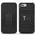 CoverON [Explorer Series] Fit iPhone 8 Plus Holster Case, iPhone 7 Plus Belt Clip Case, Holster Hybrid Armor Belt Clip Hard Phone Cover for Apple iPhone 8 Plus/iPhone 7 Plus Holster Case - Black