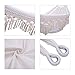 ONCLOUD Boho Large Brazilian Fringed Macramé Double Deluxe Hammock Swing Bed with Carry Bag for Patio, Porch, Bedroom, Yard, Beach, Indoor, Outdoor & Wedding Party Decor, Beige