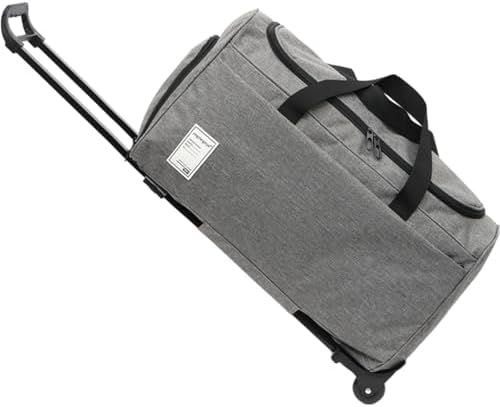 Amazon.com | Travelers Club Adventure Travel Rolling Duffel Bag, Black,  22-Inch | Travel Duffels