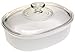 CorningWare 1-1/2-Quart Bake/Serve Dish with Glass Cover, French White