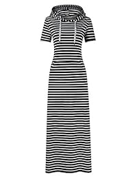 GloryStar - Sudadera de manga corta con capucha para mujer