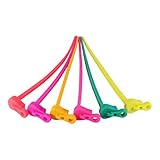 Estaly Set of 6 Silicone Bag Ties, Cable Management, Zip Tie Twist, All-purpose Multi-use Bag Clip, Bread Tie, Food Saver