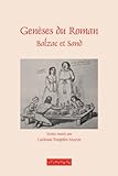 Geneses du Roman : Balzac et Sand: Pour Nicole Mozet, , 9042008873