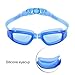 GDEALER Swimming Goggles Swim Goggles Swim Glasses Anti Fog with Ear Plug and Nose Clip for Adult Men Women Youth Kids Child Blue