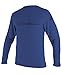 O'Neill Wetsuits Men's Standard Basic Skins 50+ Long Sleeve Sun Shirt, Pacific, X-Large