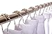 Clean Healthy Living Roller Shower Curtain Rings - Polished Stainless Steel