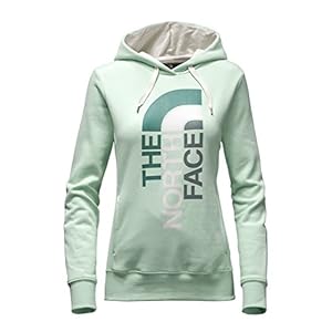 The North Face Women's TriVert Logo Pullover Hoodie,Subtle Green Light Heather/M