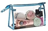LOUISE MAELYS Waterproof Travel Bags Clear Cosmetic Bag PVC Toiletry Case Organizer