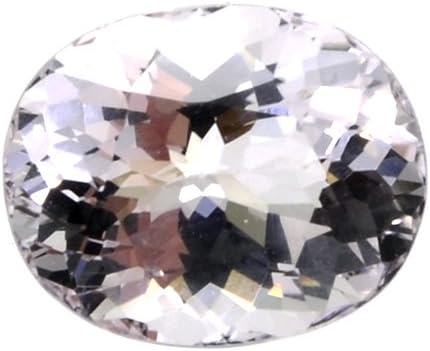 Gem gemstone MORGANITE OVAL FACETED 2.44ct. 10x8mm.