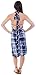 MESMER Backless Beach Dress Summer Party Midi Sundress Coverup, Navy L/XL