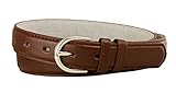 Solid Color Dress Leather Adjustable Skinny Belt for Women (Navy, Medium)