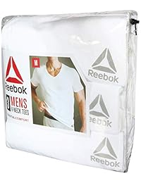 Reebok - Camiseta de manga corta para hombre (3 unidades)