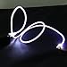 AGPtek LED Light Micro USB Charging Data Sync Cable for HTC Samsung Galaxy S3 S4 S5,HTC One X, Lg, Samsung Galaxy Note 2, Note 3, Sony Experia,All Android Phone and Tablet - 3.3 ft(7 Changing Color)