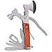 Wit Bird 13 in 1 Ergonomic Design Metal Construction Wood Inlay Handle Multifunctional Hammer Axe Tool