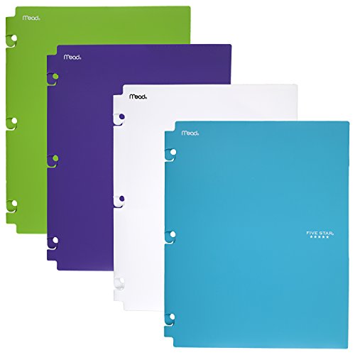Five Star 2Pocket Folders, SnapIn Binder Folder, Assorted Trend