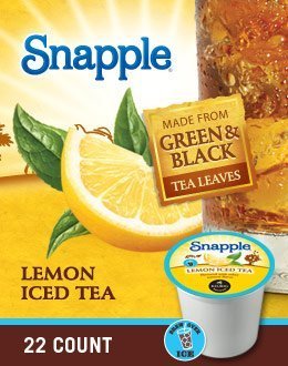 Buy Snapple Lemon Iced Tea K-Cups - 66 