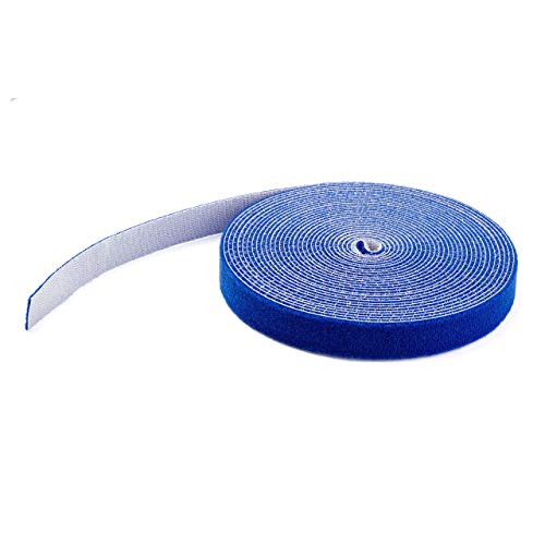 StarTech.com 50ft Hook and Loop Roll - Cut-to-Size Reusable Cable Ties - Bulk I…