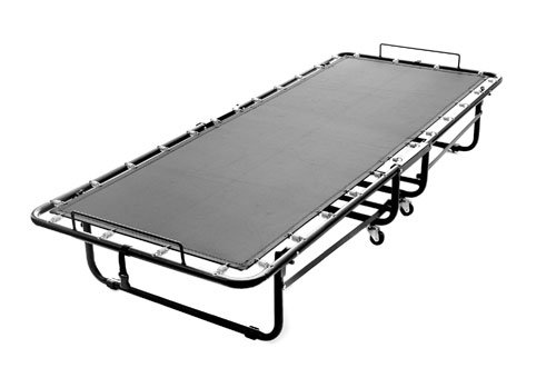 ViscoLogic Premium Rollaway Folding Bed with Luxurious Memory Foam Mattress - Super Strong Sturdy Frame Cots -(No Assembly Required Just Screw in The Wheels and Go) - 75" X 31.5"