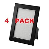 Ikea Frame 4 X 6 Black Photo Picture Black (4 Pack)