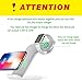 Maxjoy Wireless Charger for iWatch, 2 in 1 Wireless Charger Stand, Qi Fast Wireless Charger Dock, Compatible for iPhone Xs/X /8 Samsung Galaxy S9/S9+/S8/S8+/S7/Note 8 Note 5, White
