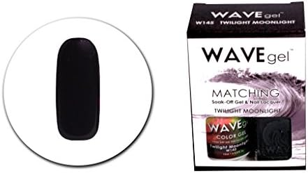WAVEGEL Soak-0ff Gel & Nail Lacquer Matching Duo Set - Twilight Moonlight - W145-145 I 0.5 Oz